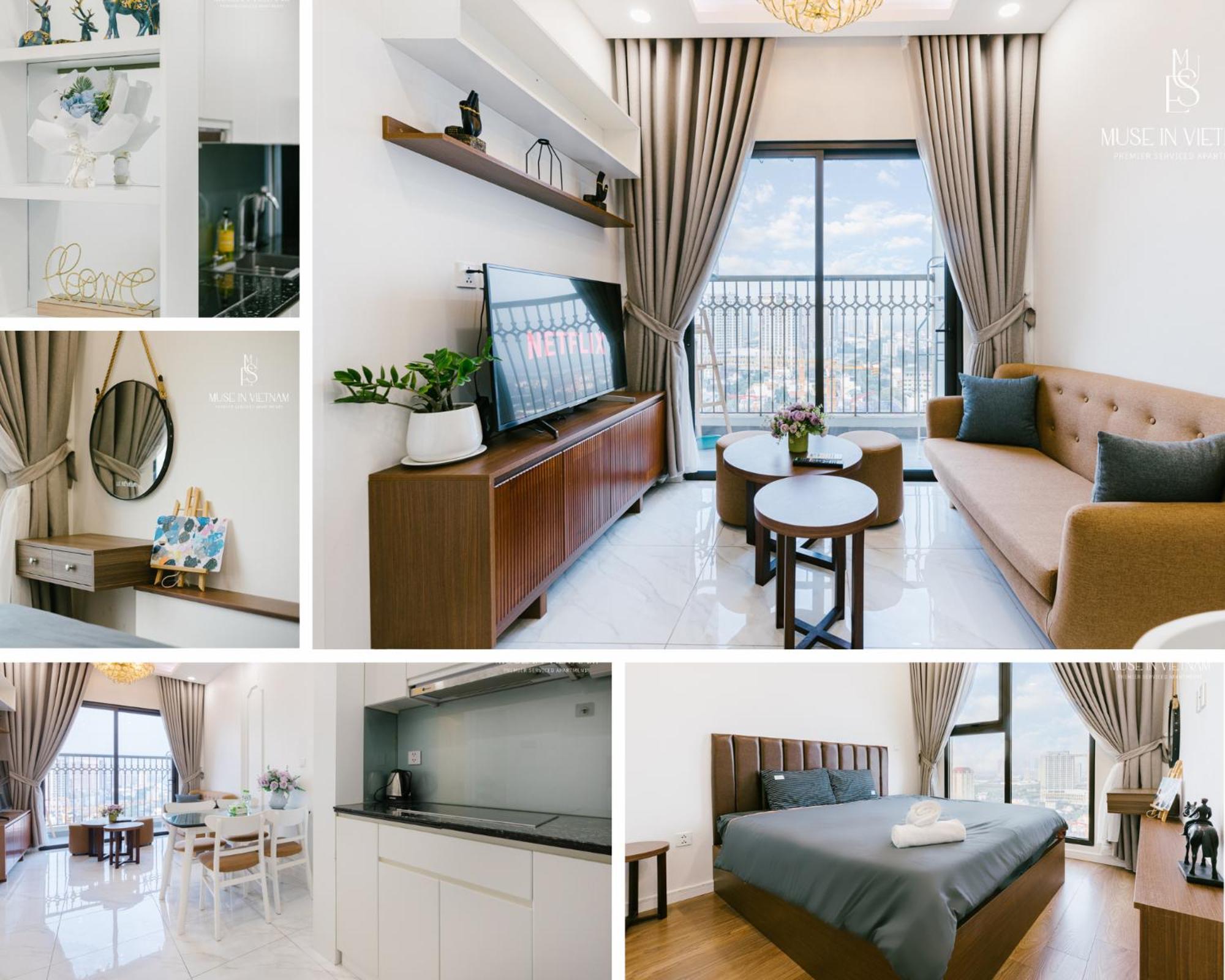 Muse Hanoi Lake View Luxury Apartment - D' Eldorado Room photo